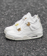 AIR JORDAN 4 RETRO SAIL' METALLIC GOLD ' WOMENS