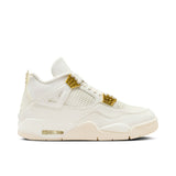 AIR JORDAN 4 RETRO SAIL' METALLIC GOLD ' WOMENS