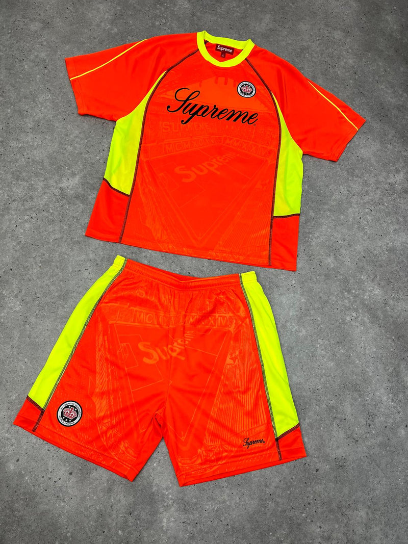 SUPREME JACQUARD ORANGE SOCCER SET