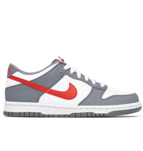 Nike Dunk Low Next Nature 'Grey/Red Swoosh'